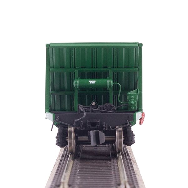 Hopper car, For transporting pellets and agglomerate, Model 20-471 (65t), UZ, Dark green, With cargo, SGM & Miniland.UA 20471-1