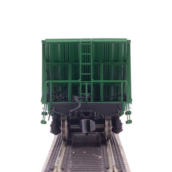 Hopper car, For transporting pellets and agglomerate, Model 20-471 (65t), UZ, Dark green, With cargo, SGM & Miniland.UA 20471-1