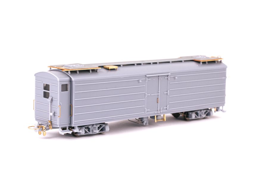 Kit for assembling, Narrow-Gauge Ice Wagon, With brake platform, Miniland.UA 29110, H0e