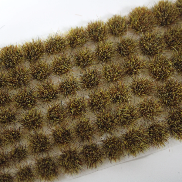 Mixed Size Static Grass Tufts, 4 mm, 103 pcs, WWSCENICS W3TPA4