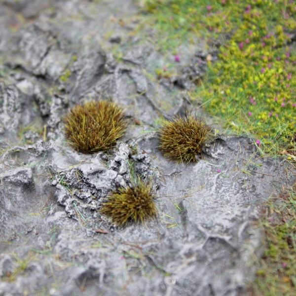 Mixed Size Static Grass Tufts, 4 mm, 103 pcs, WWSCENICS W3TPA4