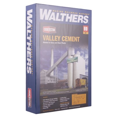 Цементний завод, Cement Valley Plant, Модель для збирання Walthers Cornerstone 933-3098 933-3098 фото
