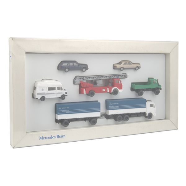 Mercedes-Benz car model set, 6 pcs, Wiking 20255, H0