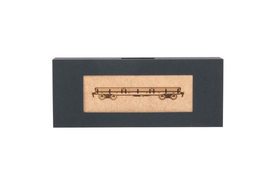 Kit, Narrow-gauge freight platform model 43-092, Miniland.UA 29140, H0e