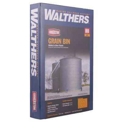 Контейнер для зберігання зерна, Big Grain Storage Bin, Модель для збирання Walthers Cornerstone 933-3123 933-3123 фото