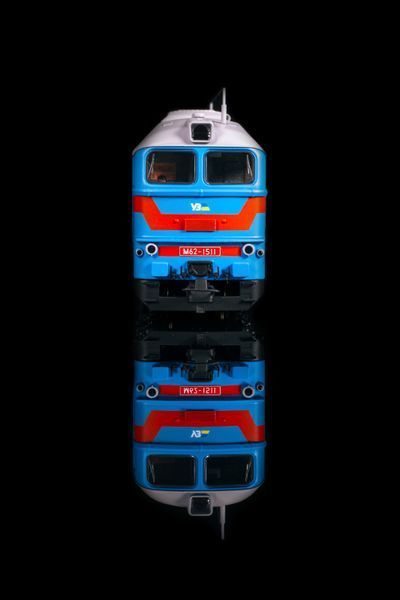 Diesel locomotive М62-1511, with sound, UZ, modernized by Miniland.UA, H0