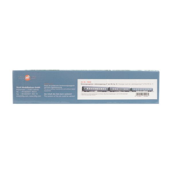 Passenger car set, DR, Tillig 70048, H0