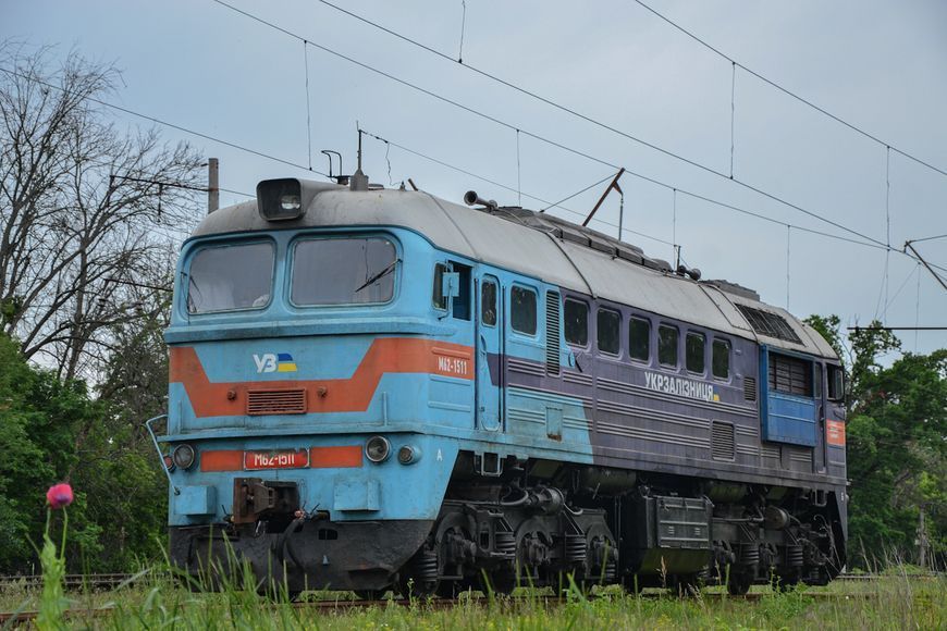 Diesel locomotive М62-1511, with sound, UZ, modernized by Miniland.UA, H0