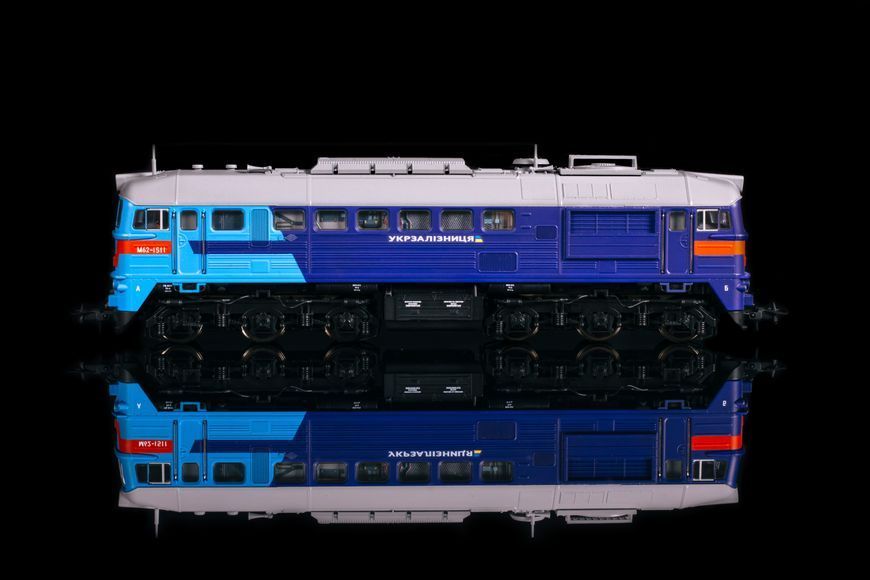 Diesel locomotive М62-1511, with sound, UZ, modernized by Miniland.UA, H0