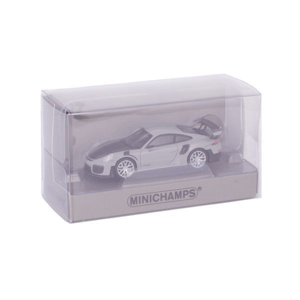 Автомодель Porsche 911 GT2 RS 2018, сірий, Minichamps 870068127, H0 870068127 фото