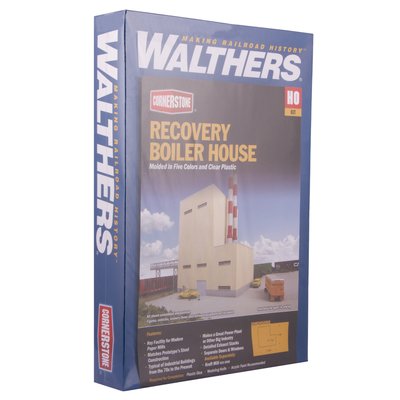 Переробна фабрика, Recovery Boiler House, Модель для збирання Walthers Cornerstone 933-3901 933-3901 фото