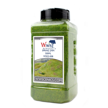 Spring Static Grass, 2mm, 500ml, WWSCENICS WSG2008