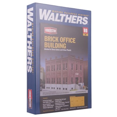 Цегляна офісна будівля, Brick Office Building, Модель для збирання Walthers Cornerstone 933-4050 933-4050 фото