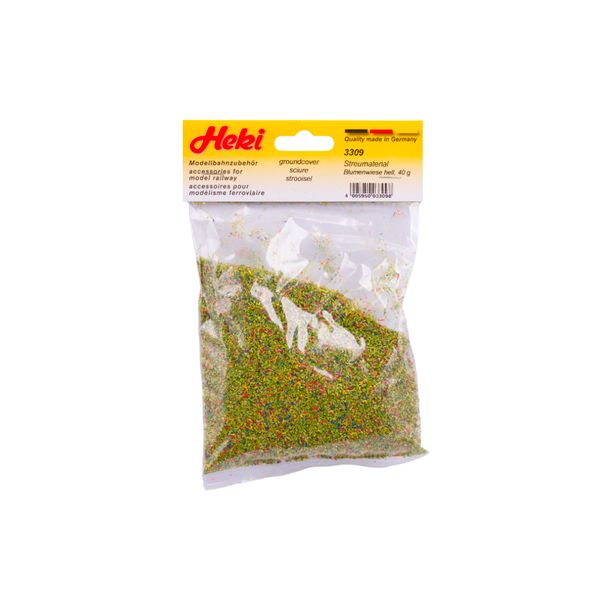 Decorative Sprinkle, Light Green with Petals, 40 g, Heki 3309