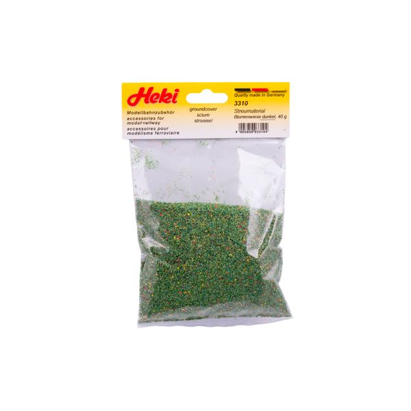 Decorative Sprinkle, Dark Green with Petals, 40 g, Heki 3310