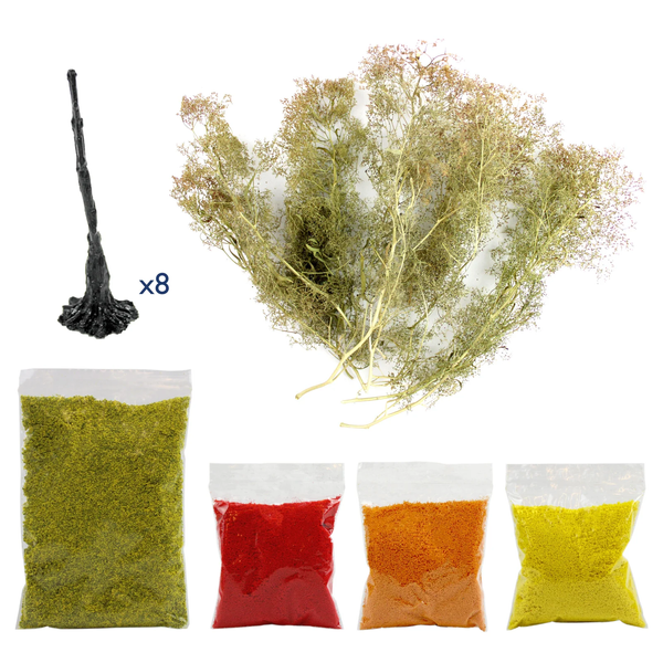 Autumn Tree Modeling Kit, WWSCENICS WSLF061