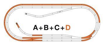 ROCO LINE Track Set D, Roco 42022, H0