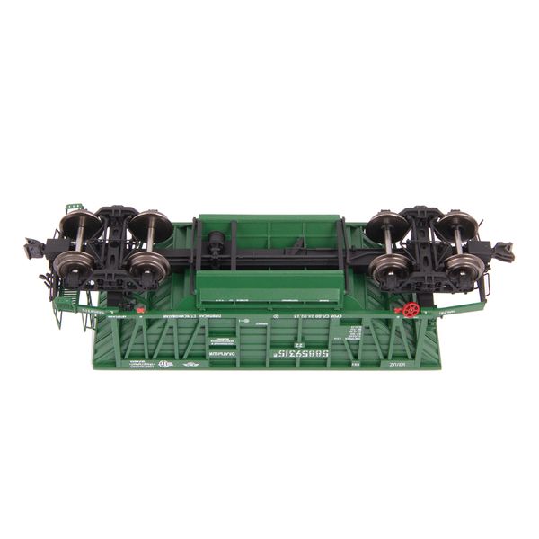 Hopper car, For transporting pellets and agglomerate, Model 20-471 (65t), UZ, Dark green, Without cargo, SGM & Miniland.UA 20471-4