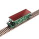 Hopper car, For transporting pellets and agglomerate, Model 20-471 (65t), UZ, Dark green, Without cargo, SGM & Miniland.UA 20471-4