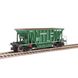 Hopper car, For transporting pellets and agglomerate, Model 20-471 (65t), UZ, Dark green, Without cargo, SGM & Miniland.UA 20471-4