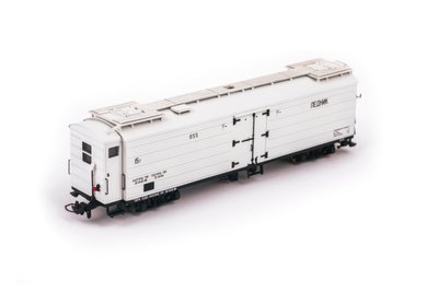 Narrow-Gauge Ice Wagon, With Brake Platform, Grey, Miniland.UA 29200, H0e