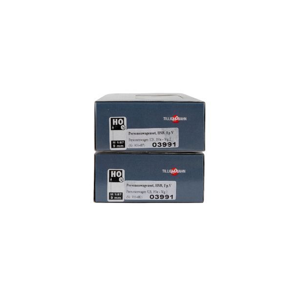 Set of passenger cars KB HSB, KB 900-481 + KB 900-487, H0e