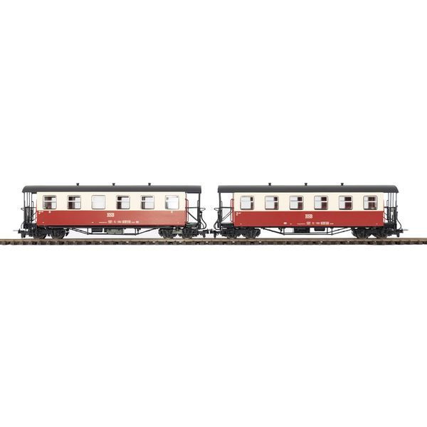 Set of passenger cars KB HSB, KB 900-481 + KB 900-487, H0e