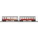 Set of passenger cars KB HSB, KB 900-481 + KB 900-487, H0e