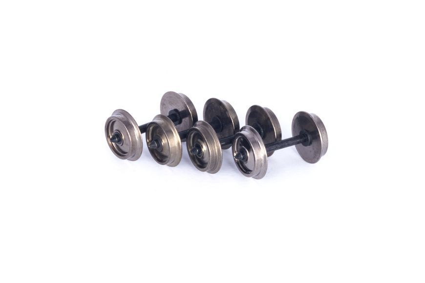 Insulated disc wheel set for high-capacity wagons 2x, Liliput L939300, H0