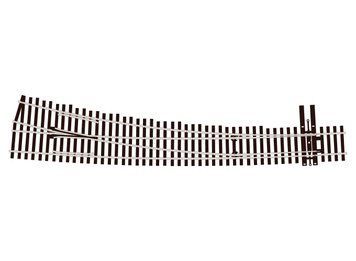Curved Right-Hand Turnout, 7th Radius, Peco SL-8376, H0, Code 83