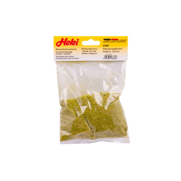 Flock with Leaf Imitation, Light Green, 200 ml, Heki 3380