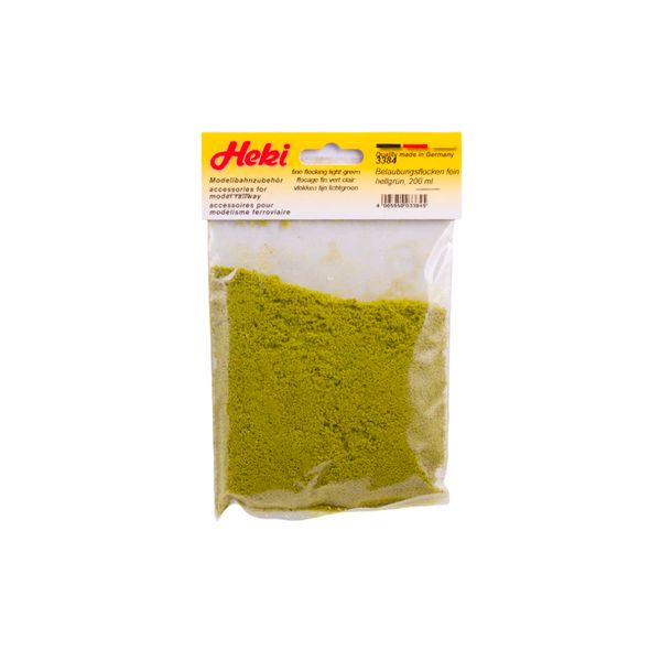 Flock (Fine), Light Green, 200 ml, Heki 3384