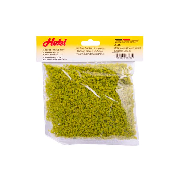 Flock (Medium) Light Green, 200 ml, Heki 3386