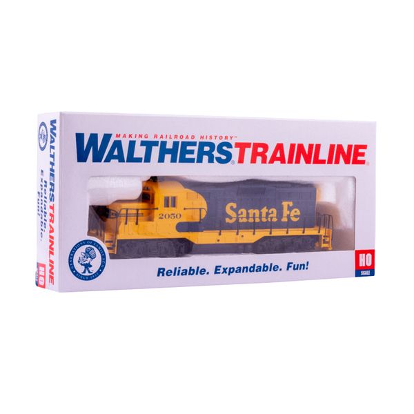 Diesel locomotive EMD GP9M Santa Fe, WalthersTrainline 931-103, H0