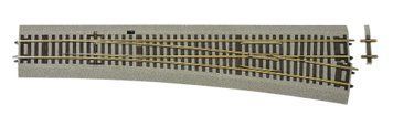 Right Turnout WR 10 with Manual Operation, Roco 42583, H0