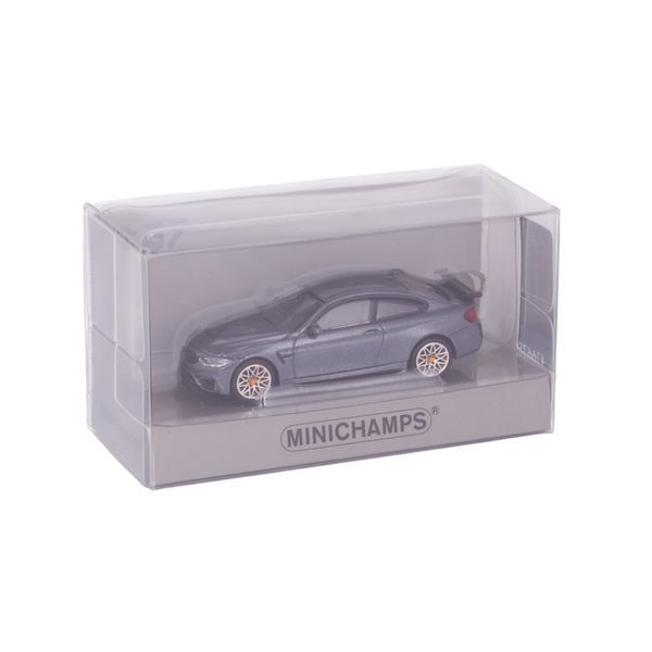 Автомобіль BMW M4 GTS 2016, сірий металік, Minichamps 870027107, H0 870027107 фото