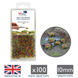 Mixed Flower Static Grass Tufts, 10 mm, 100 pcs, WWSCENICS SGTMIX10