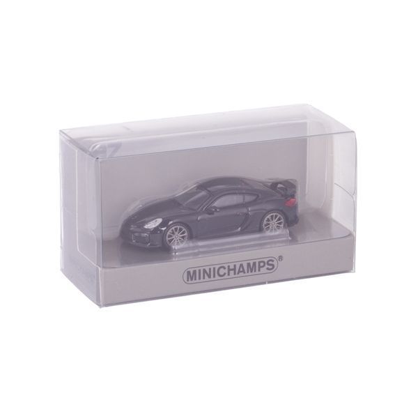 Автомодель Porsche Cayman GT4 2016, чорний, Minichamps 870066121, H0 870066121 фото
