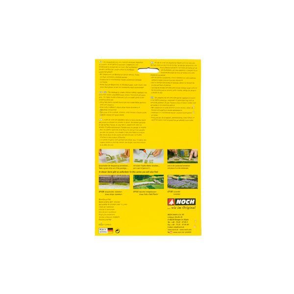 Grass strips and grass tufts (light and dark green), 36 pcs, Noch 07125, H0, TT, N