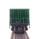 Hopper car, for transporting pellets and agglomerate, Model 20-4015-01 (70t), UZ, Dark green, With cargo, SGM & Miniland.UA 204015-1