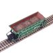 Hopper car, for transporting pellets and agglomerate, Model 20-4015-01 (70t), UZ, Dark green, With cargo, SGM & Miniland.UA 204015-1