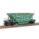 Hopper car, for transporting pellets and agglomerate, Model 20-4015-01 (70t), UZ, Light green, With cargo, SGM & Miniland.UA 204015-2