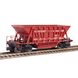 Hopper car, for transporting pellets and agglomerate, Model 20-4015-01 (70t), UZ, Brown, With cargo, SGM & Miniland.UA 204015-3