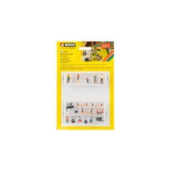 Themed figures set &lsquo;Barbecue party&rsquo;, Noch 16200, H0